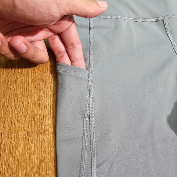 Brooks Method 8" Running Tights Compression Shorts Steel Grey Women's Small S - Picture 5 of 13